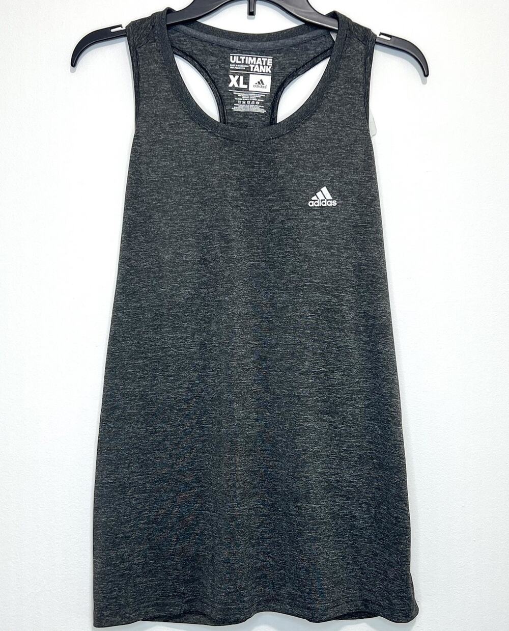 Adidas Climalite Ultimate Tank Women’s XL Gray Racerback Athletic Top NWT Gym